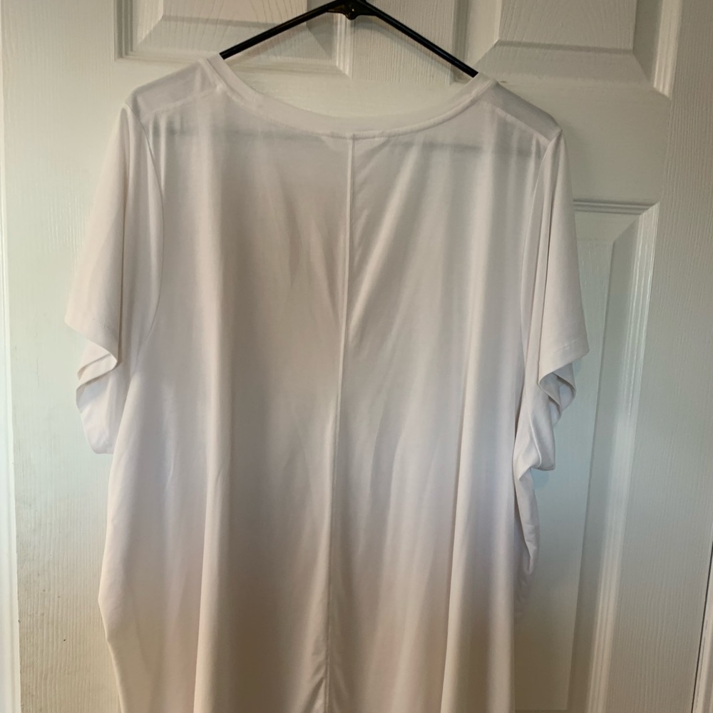 Athleta t-shirt, white, 2x